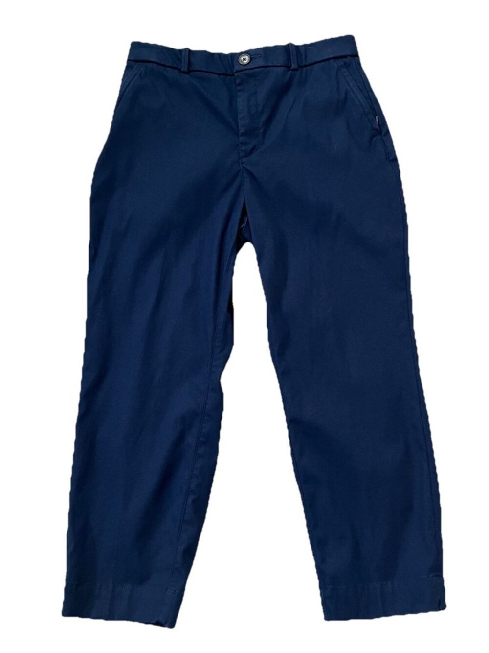Spanx Women’s Stretch Twill Straight Leg Pants Timeless Navy Size Large 21280Q